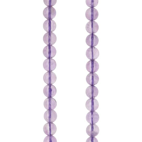 Buy in Bulk 12 Pack: Purple Amethyst Round Beads, 4mm by Bead